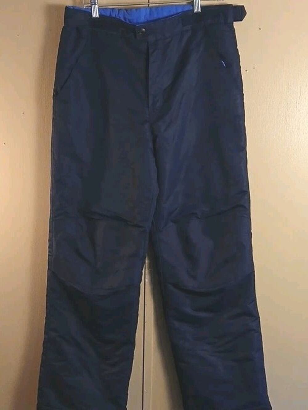 Swiss Tech Insulated Snow/Ski Pants Girls XXL (18) Blue Straight Leg 26" Inseam